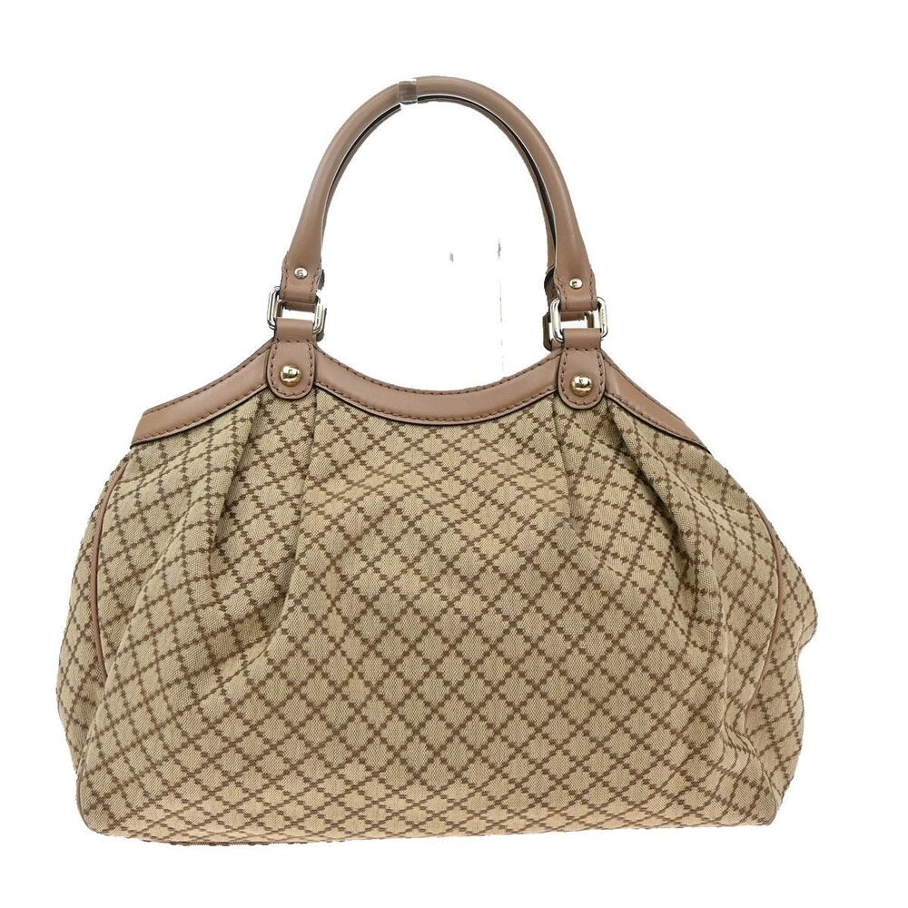 Gucci Diamante Canvas Sukey Tote Brown - Picture 2 of 6